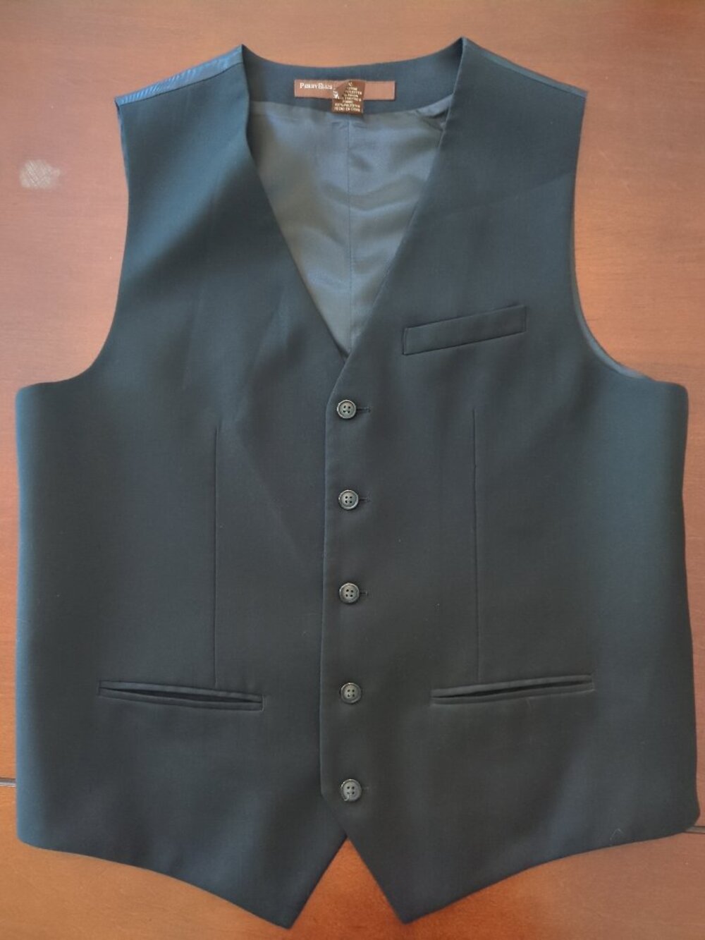 Black Perry Ellis Vest